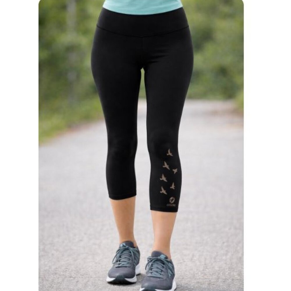 OISELLE Lux Cropped Leggings Black Size 6